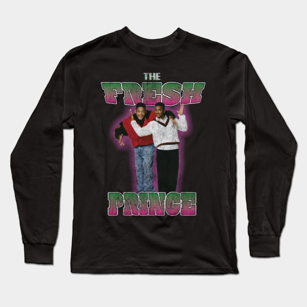 The Fresh Prince Of Bel Air Old School Hip Hop Style Long Sleeve T-Shirt by BasicBeach